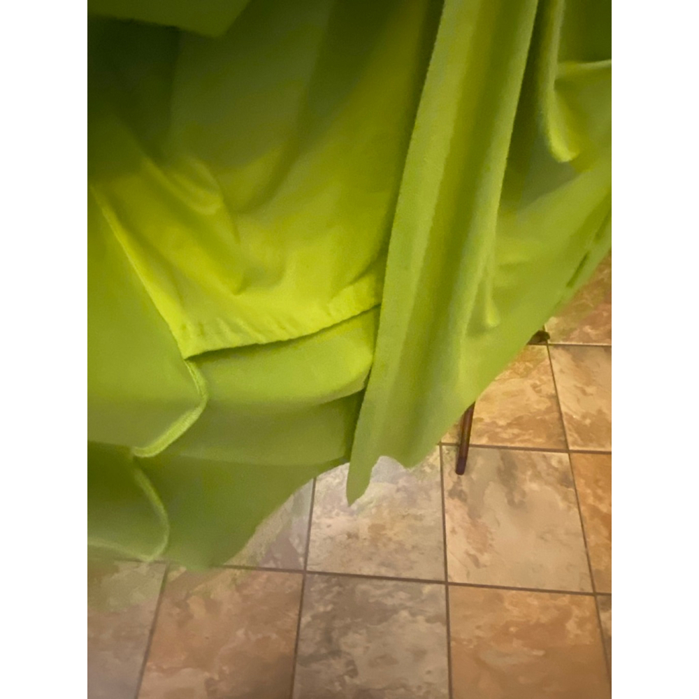 Women's STYLEWE Lime Green Ruched Maxi Dress XL - Picture 7 of 9